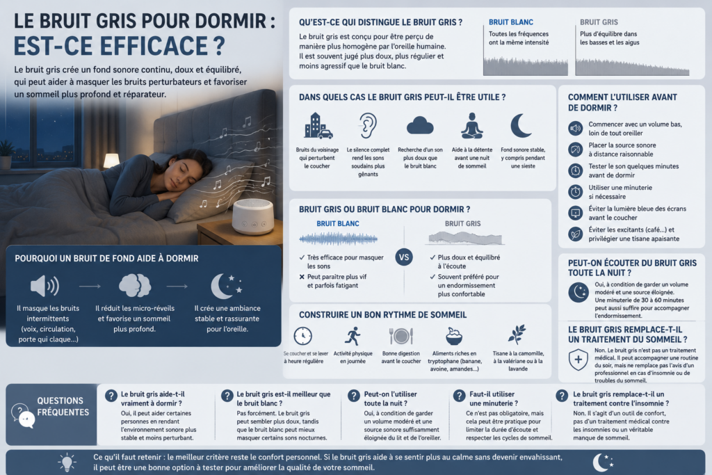 Le bruit gris pour dormir