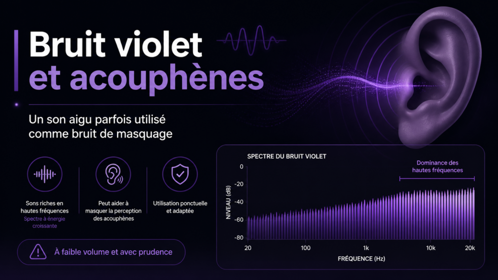 bruit violet et accouphenes