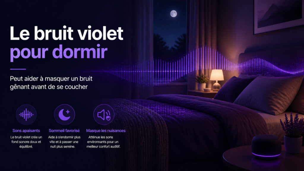 bruit violet pour dormir
